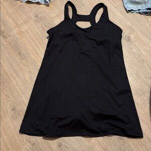 Time and Tru Black Maternity Athletic Dress